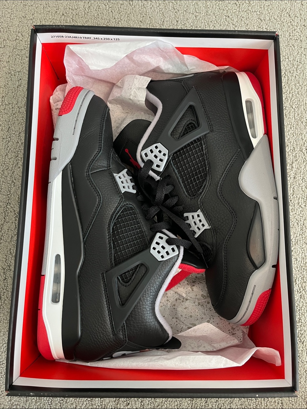 Men’s Jordan 4 Retro Bred Reimagined